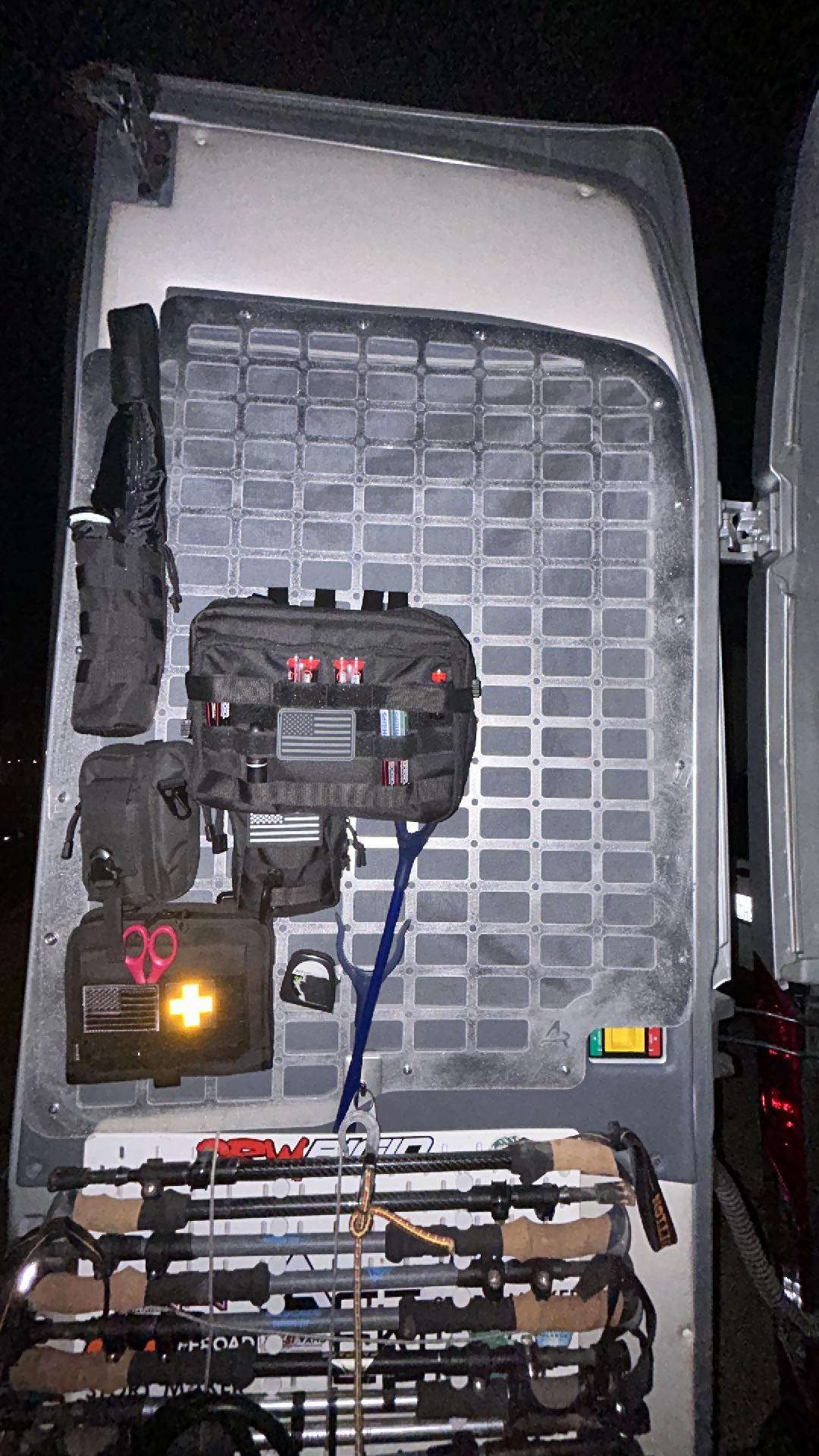 Ford Transit Rear Door Molle Panel - Medium Roof