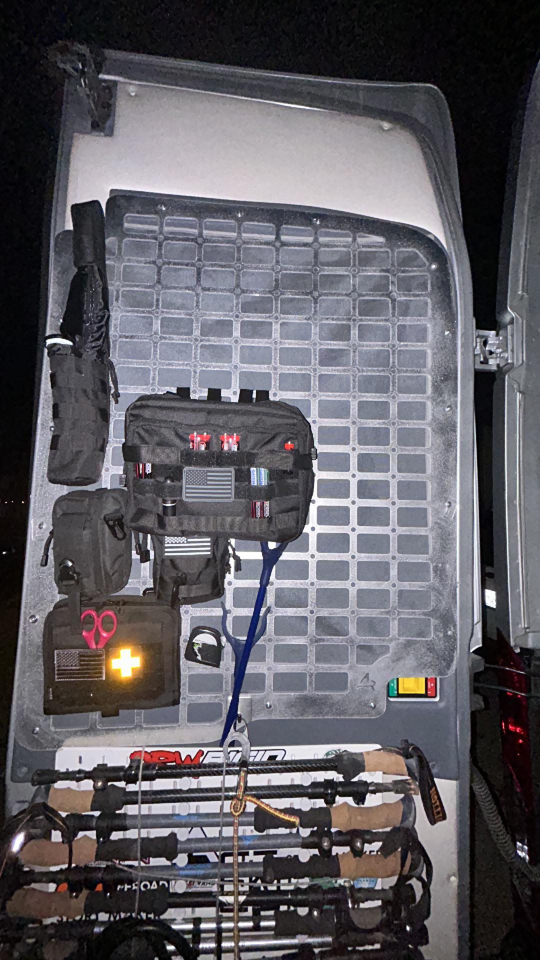 Ford Transit Rear Door Molle Panel