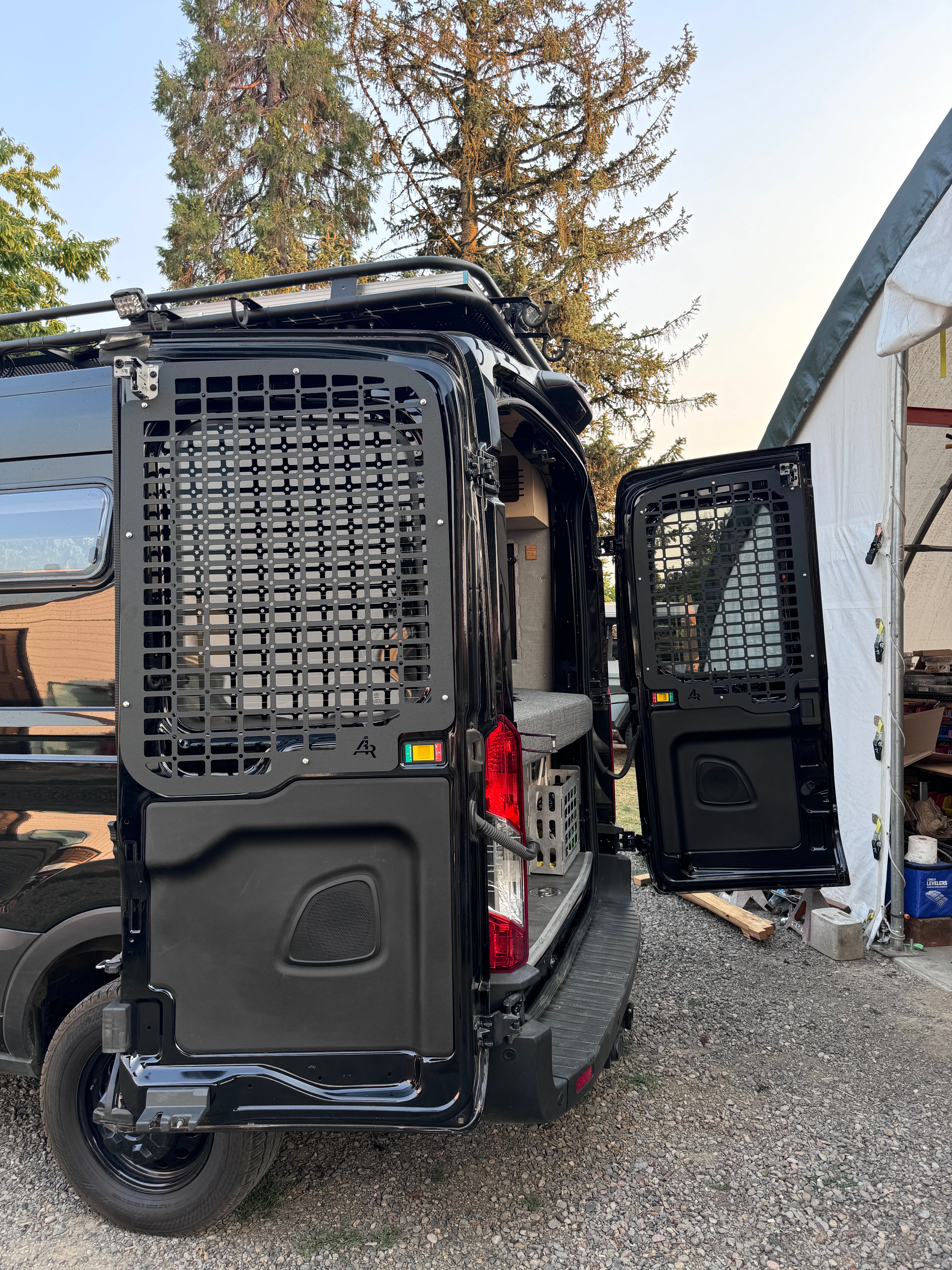 Ford Transit Rear Door Molle Panel - Medium Roof