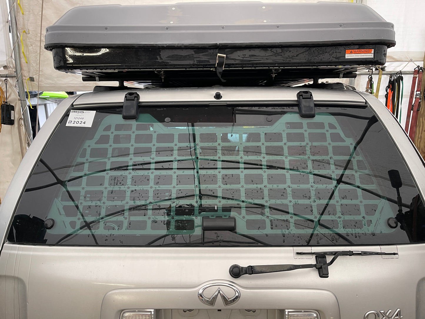 Nissan Pathfinder R50 QX4 Rear Hatch Glass Molle Panel