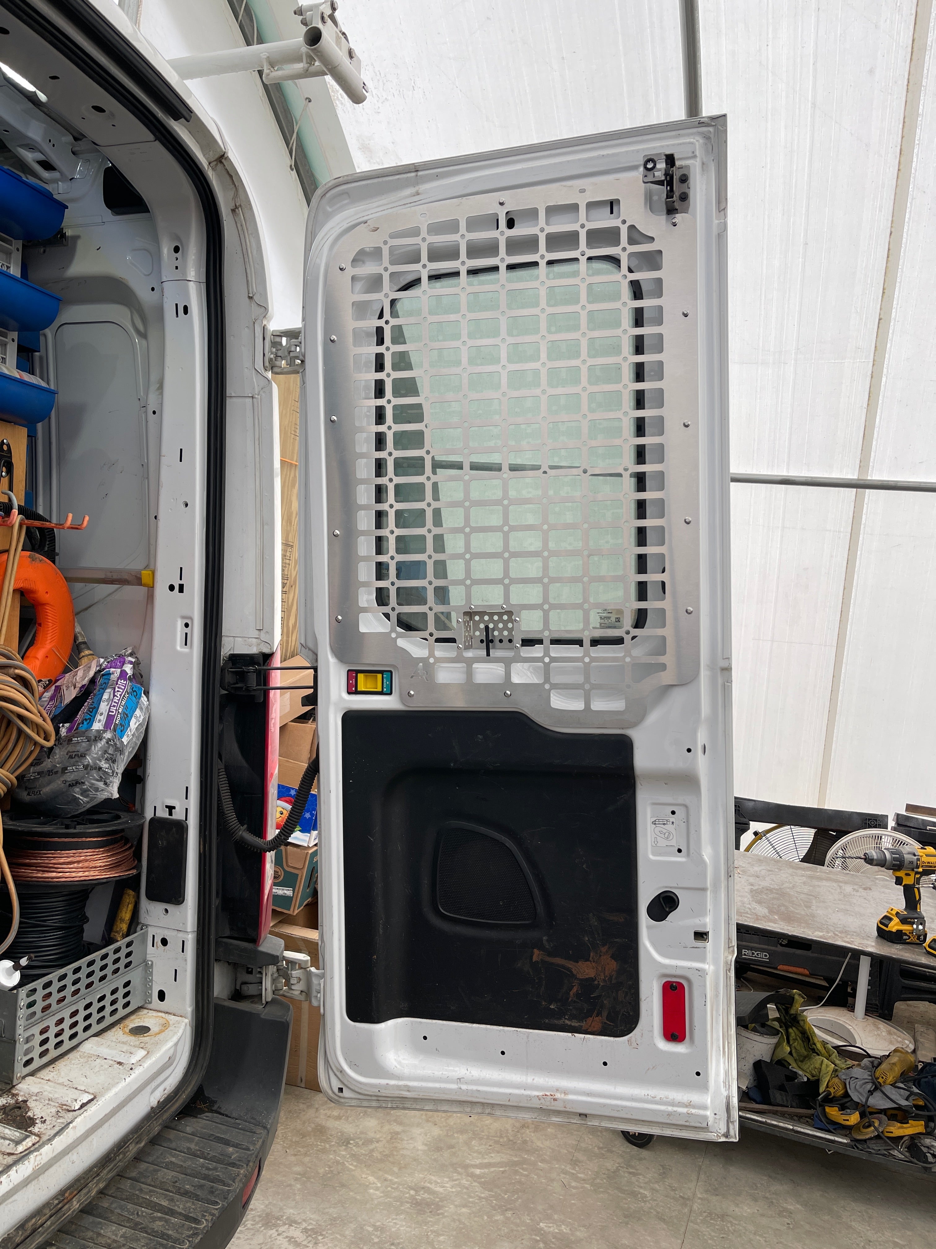 Ford Transit Rear Door Molle Panel - Medium Roof