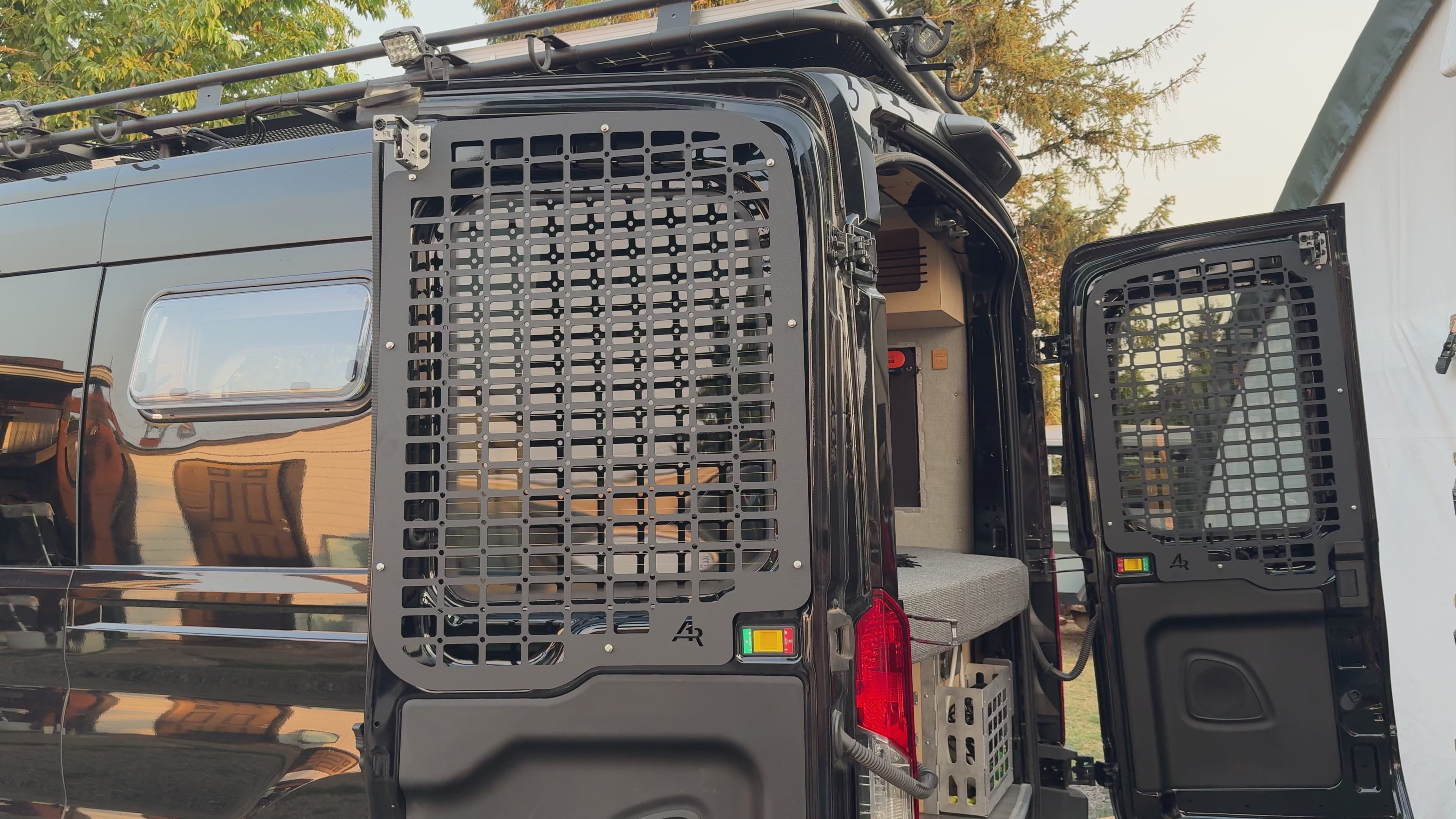 Ford Transit Rear Door Molle Panel - Medium Roof